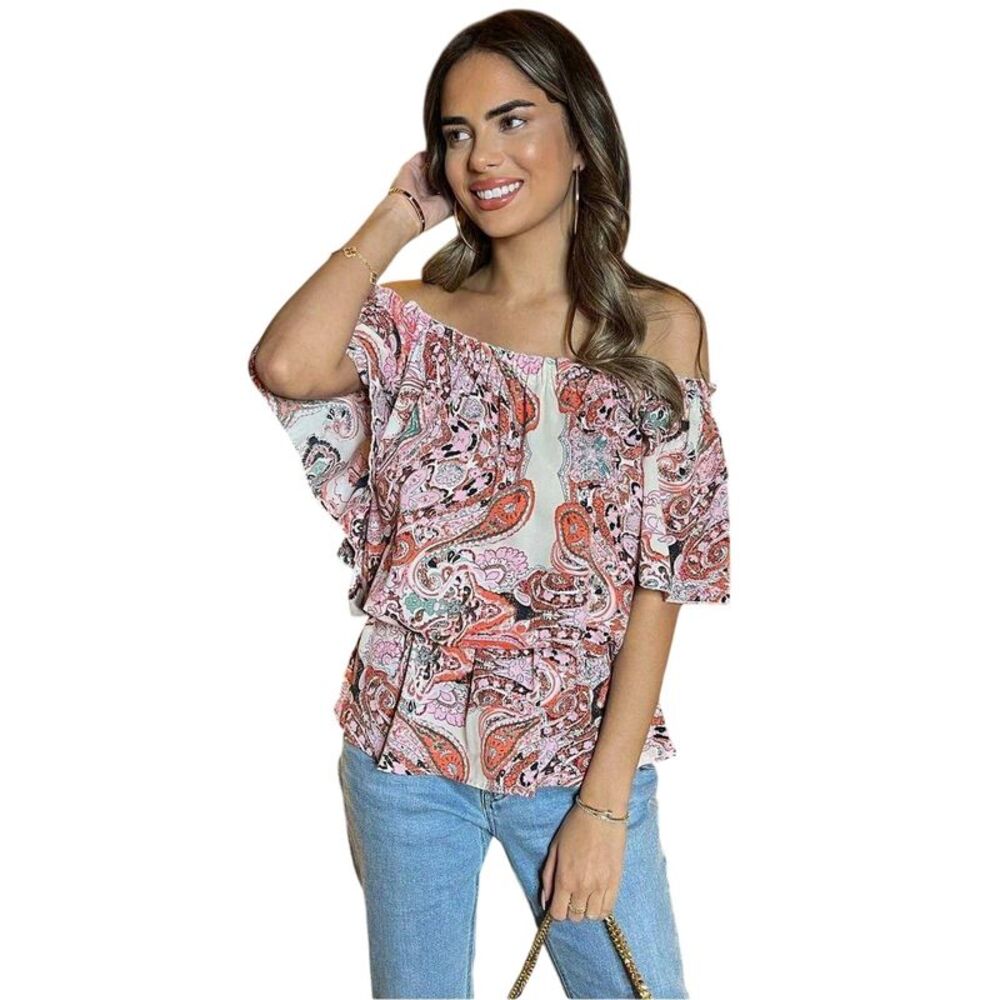 AX Paris Womens/Ladies Paisley Bardot Top / Multicolored